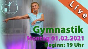Read more about the article Gymnastik Livestream | Montag 01.02.2021 | 19 Uhr