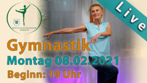 Read more about the article Gymnastik Livestream | Montag 08.02.2021 | Beginn: 19 Uhr