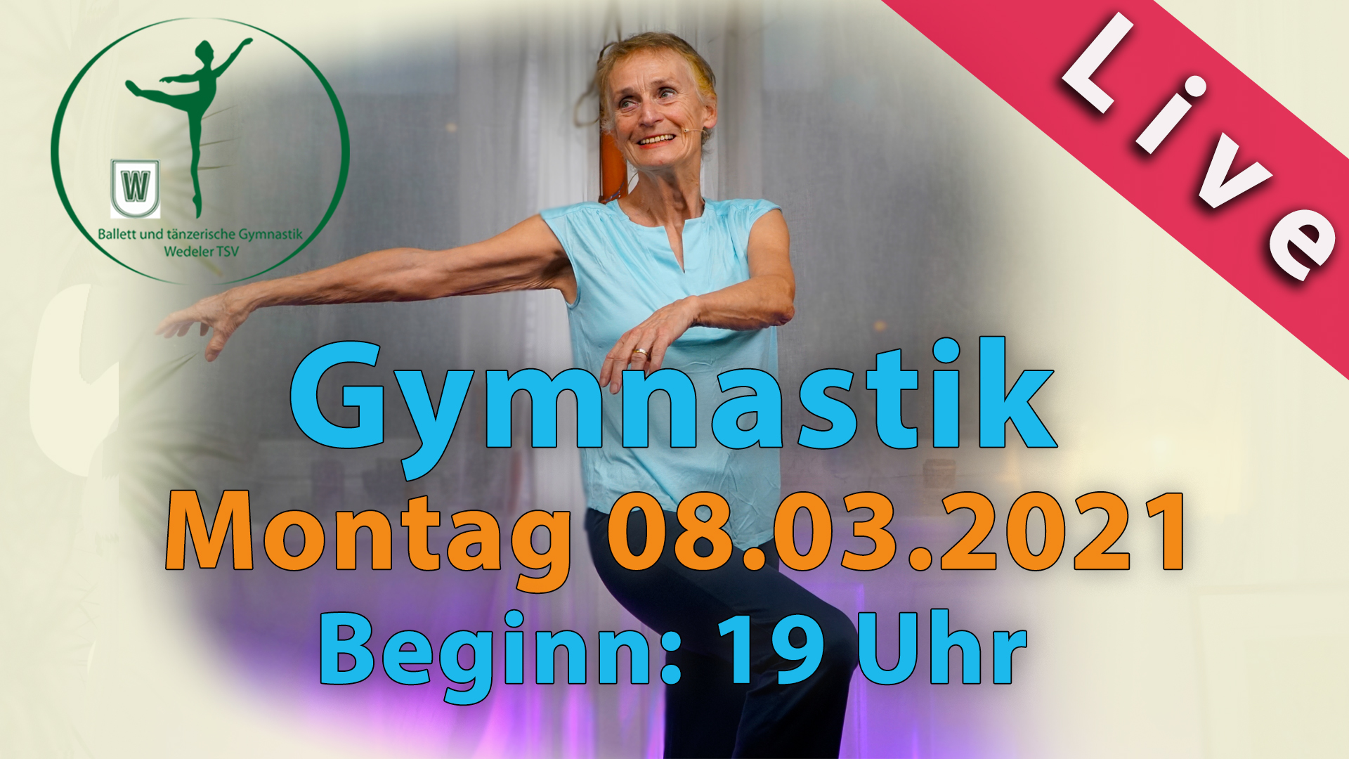 Read more about the article Gymnastik Livestream | Mo 08.03.2021 | 19 Uhr